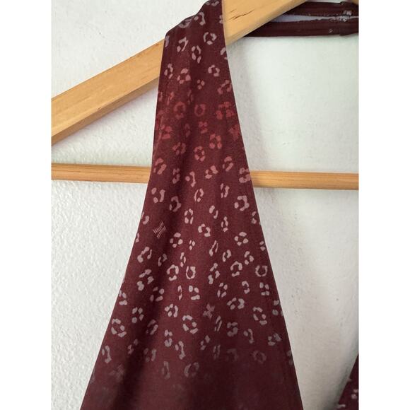 NWT Savage X Fenty Leopard Print Sexy Low Cut Brown Bodysuit Women’s Size Small - Picture 5 of 9